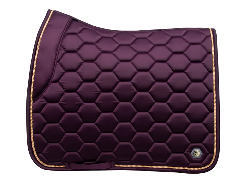Coldstream Marygold Dressage Saddle Pad - Mulberry Purple
